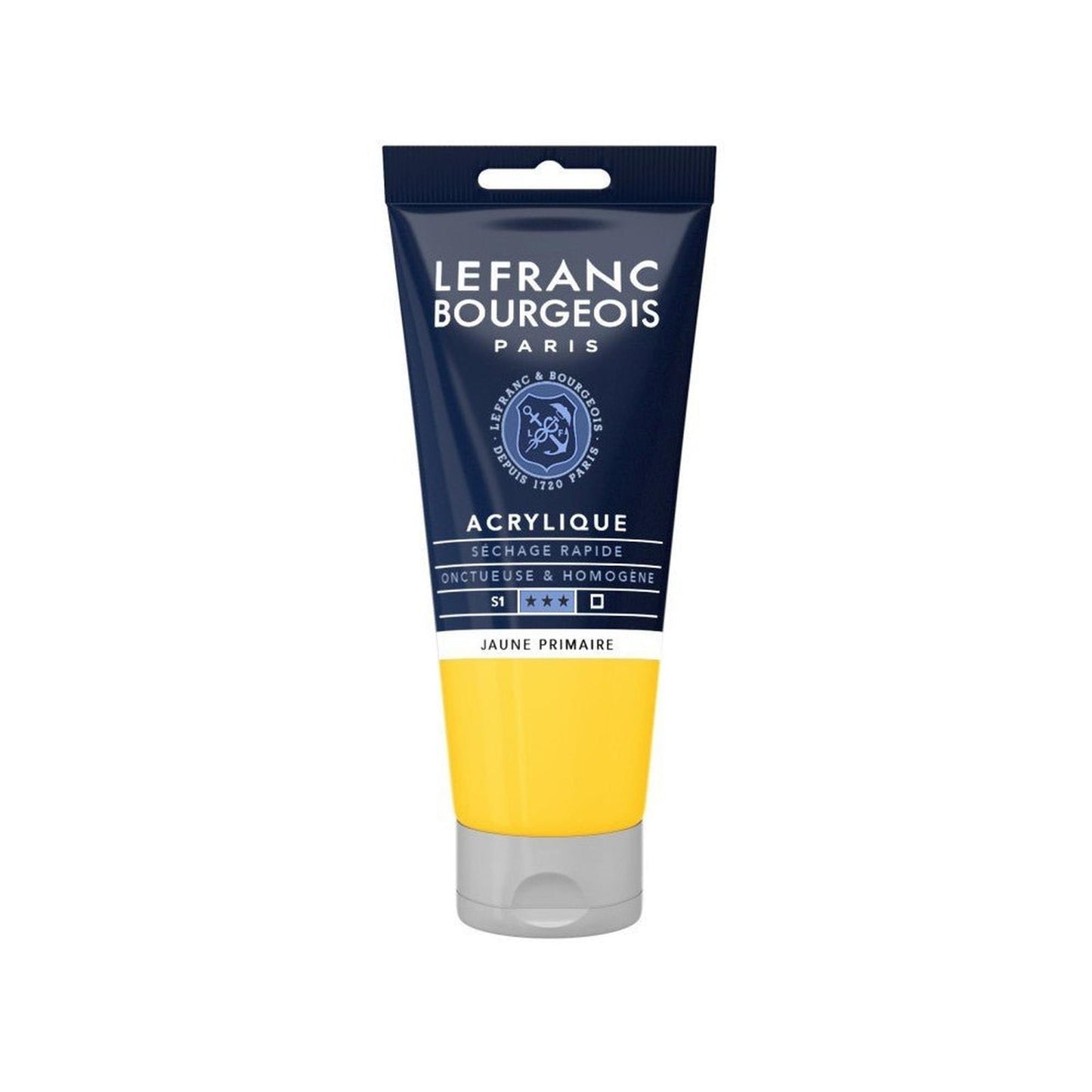 Peinture acrylique 80ml - Jaune primaire - Librairie Oxford City