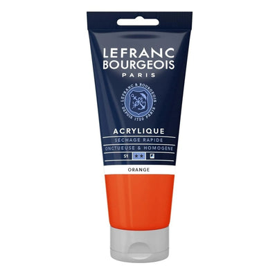Peinture acrylique 80ml - Orange - Librairie Oxford City