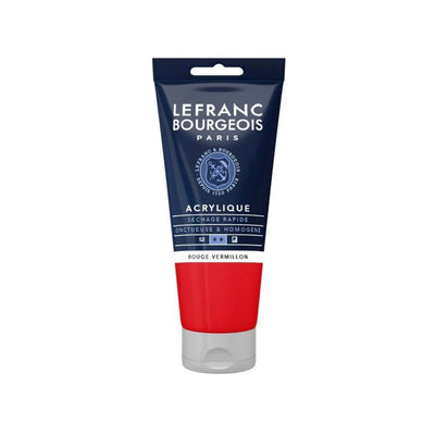Peinture acrylique 80ml - Rouge Vermillon - Librairie Oxford City