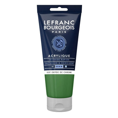 Peinture acrylique 80ml - Vert oxyde de chrome - Librairie Oxford City
