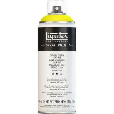 Peinture en aérosol professionnelle Liquitex 400 ml, jaune de cadmium clair imit. - Librairie Oxford City