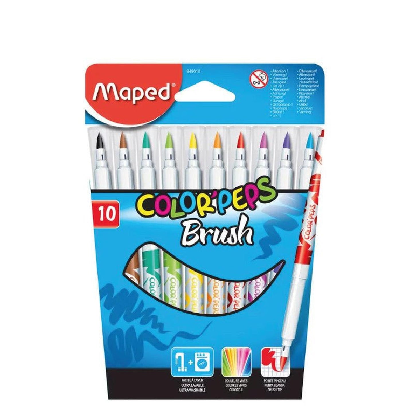 Poch de 10 feutres brush - Librairie Oxford City