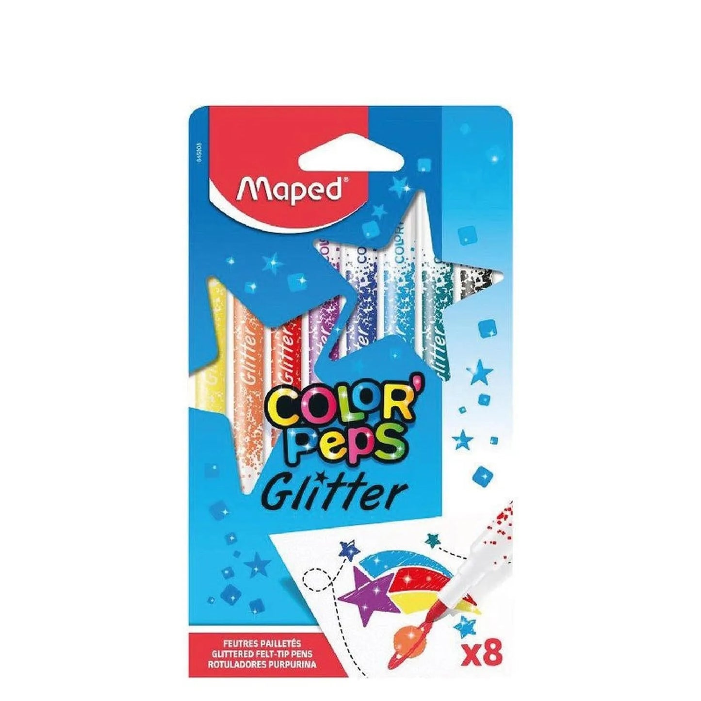 Poch de 8 feutres glitter - Librairie Oxford City