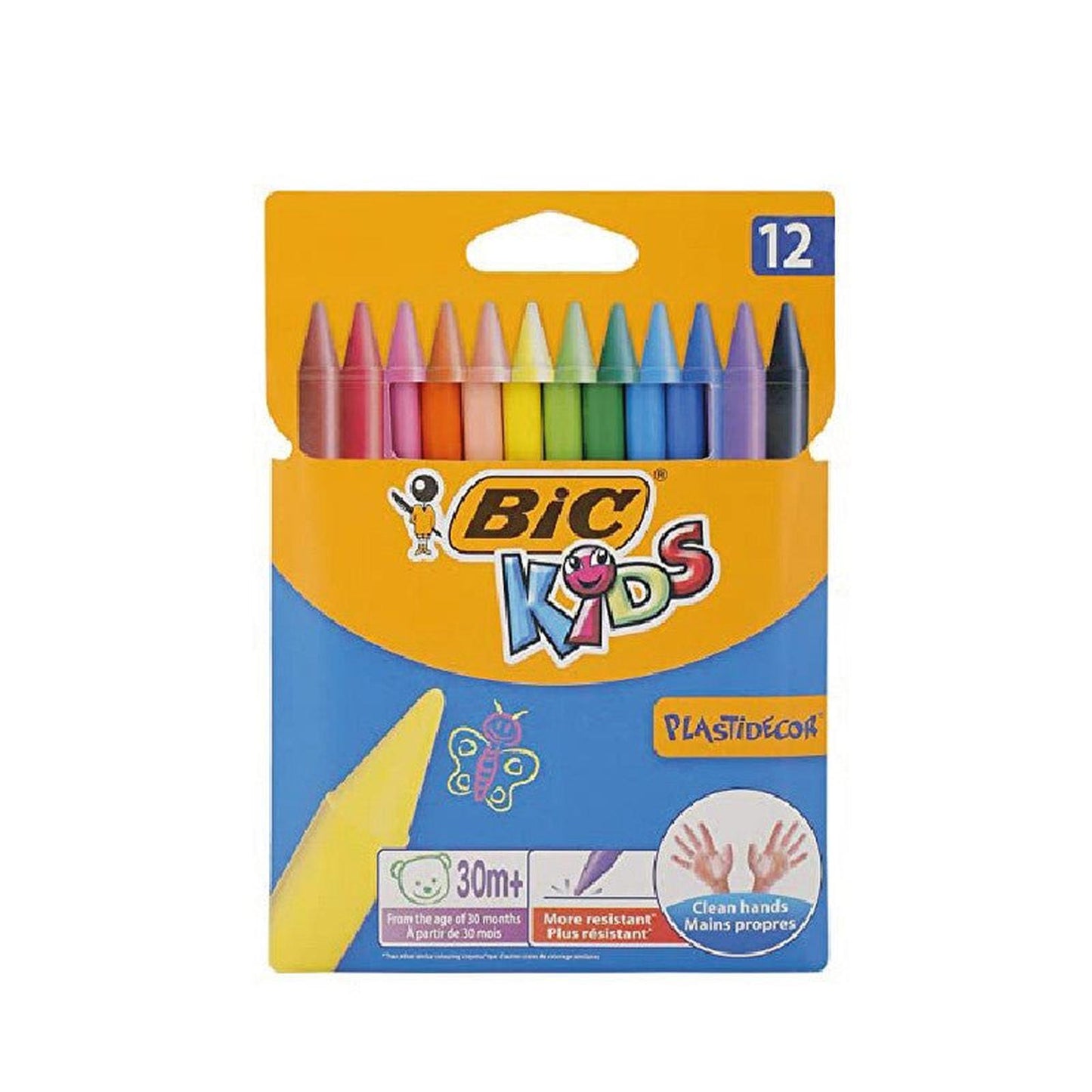 Pochette 12 crayons plastidecor - Librairie Oxford City