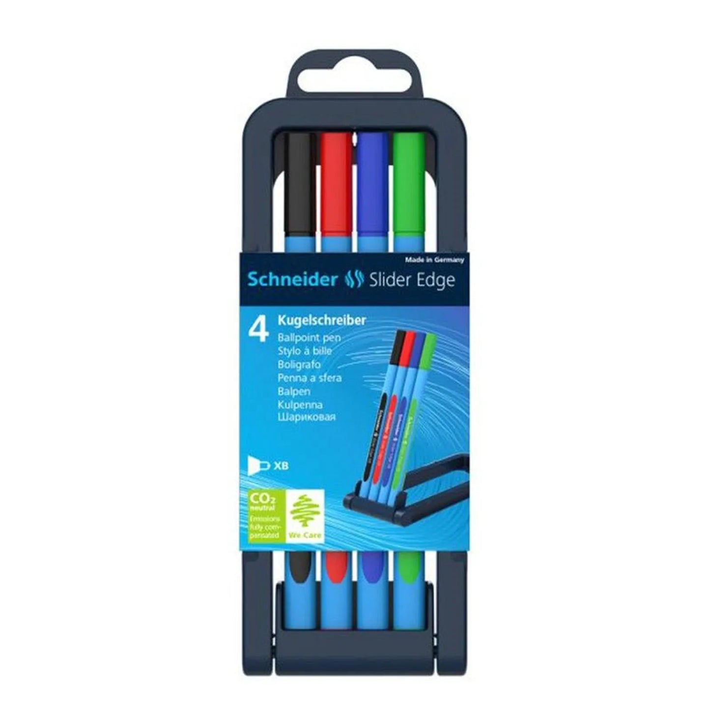 POCHETTE 4 STYLO SLIDER EDGE XB BASIC SCHNEIDER - Librairie Oxford City
