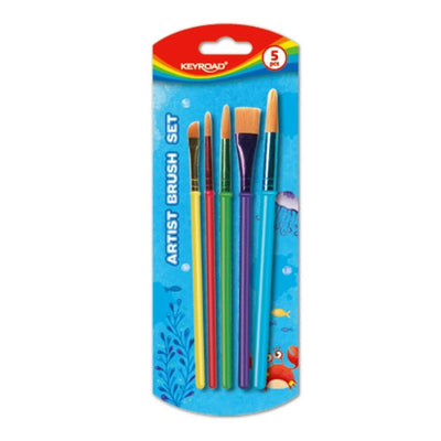 POCHETTE 5 PINCEAUX - Librairie Oxford City