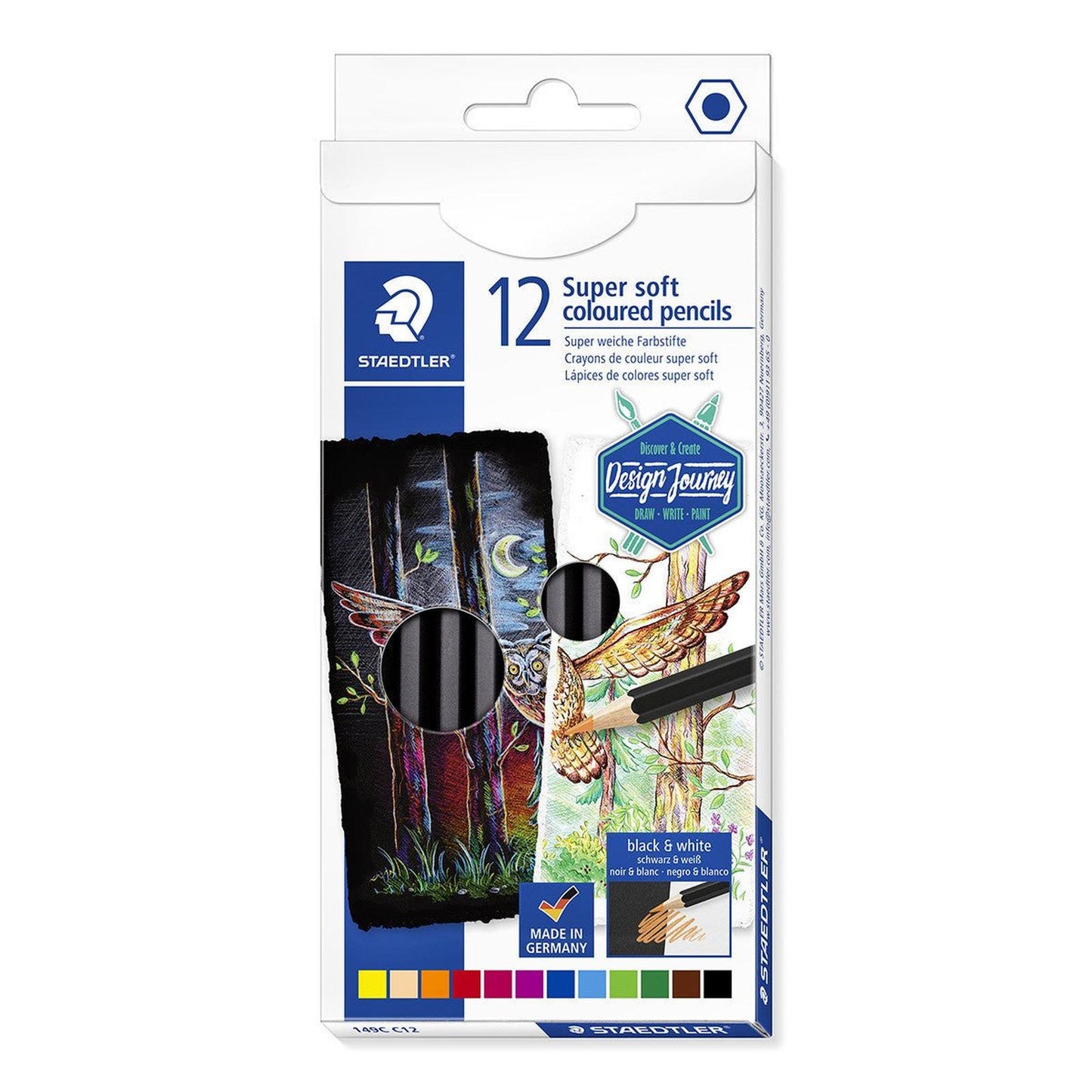 Pochette de 12 Crayons de Couleur 149 C - Librairie Oxford City