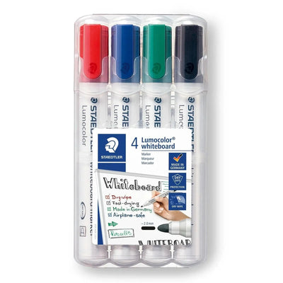 Pochette de 4 whiteboard marker 351 - Librairie Oxford City