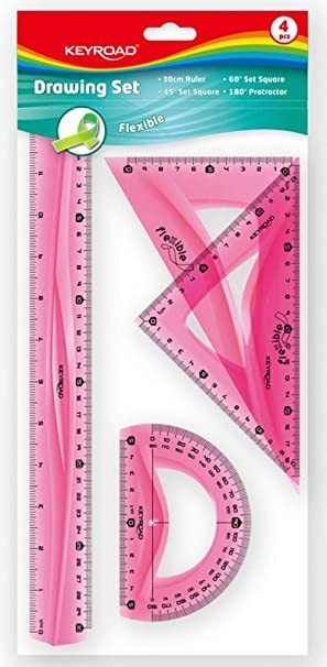 Pochette geometrique 30cm flexible - Librairie Oxford City