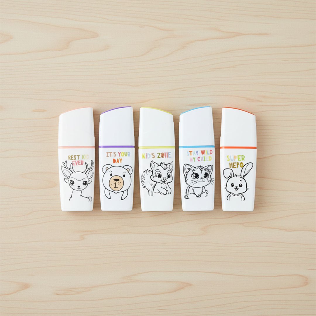 Marqueurs Fluo Kids Edition X6 - Couleurs Vives - Librairie Oxford City