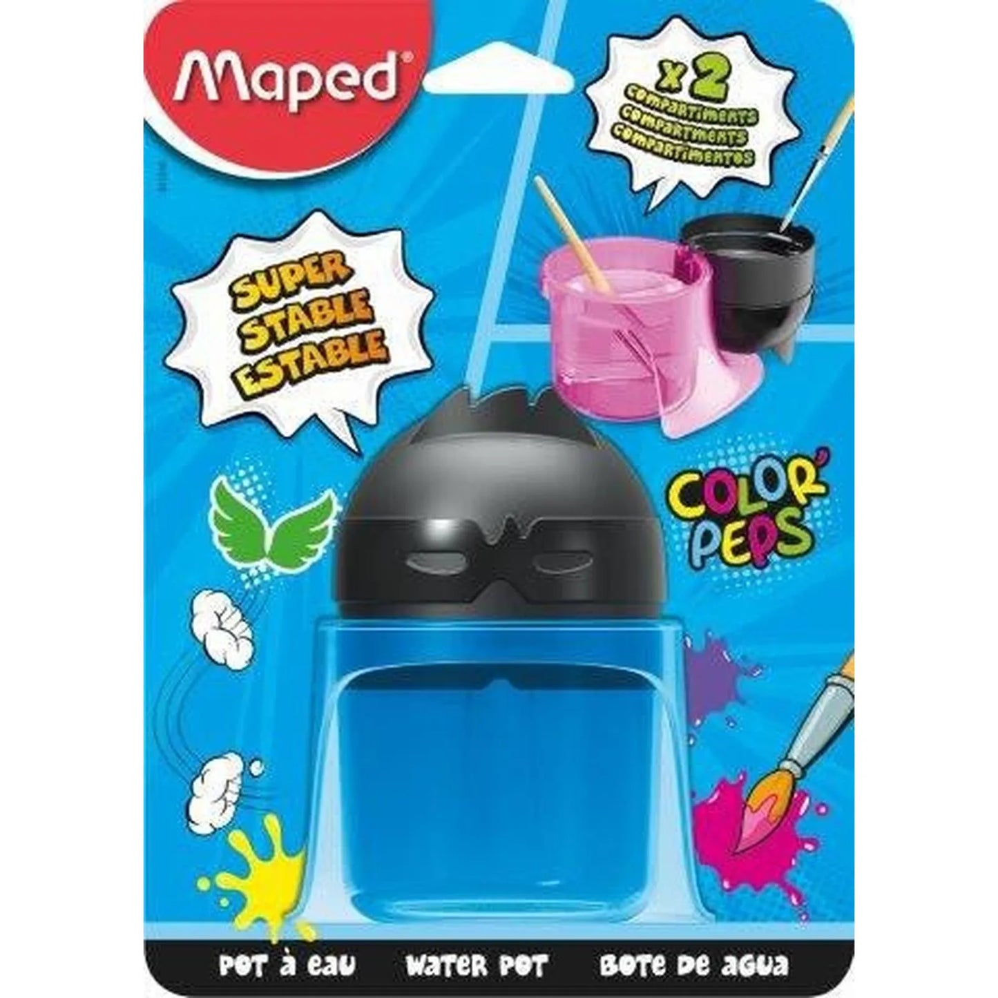 POT A EAU PEINTURE COLOR MAPED - Librairie Oxford City