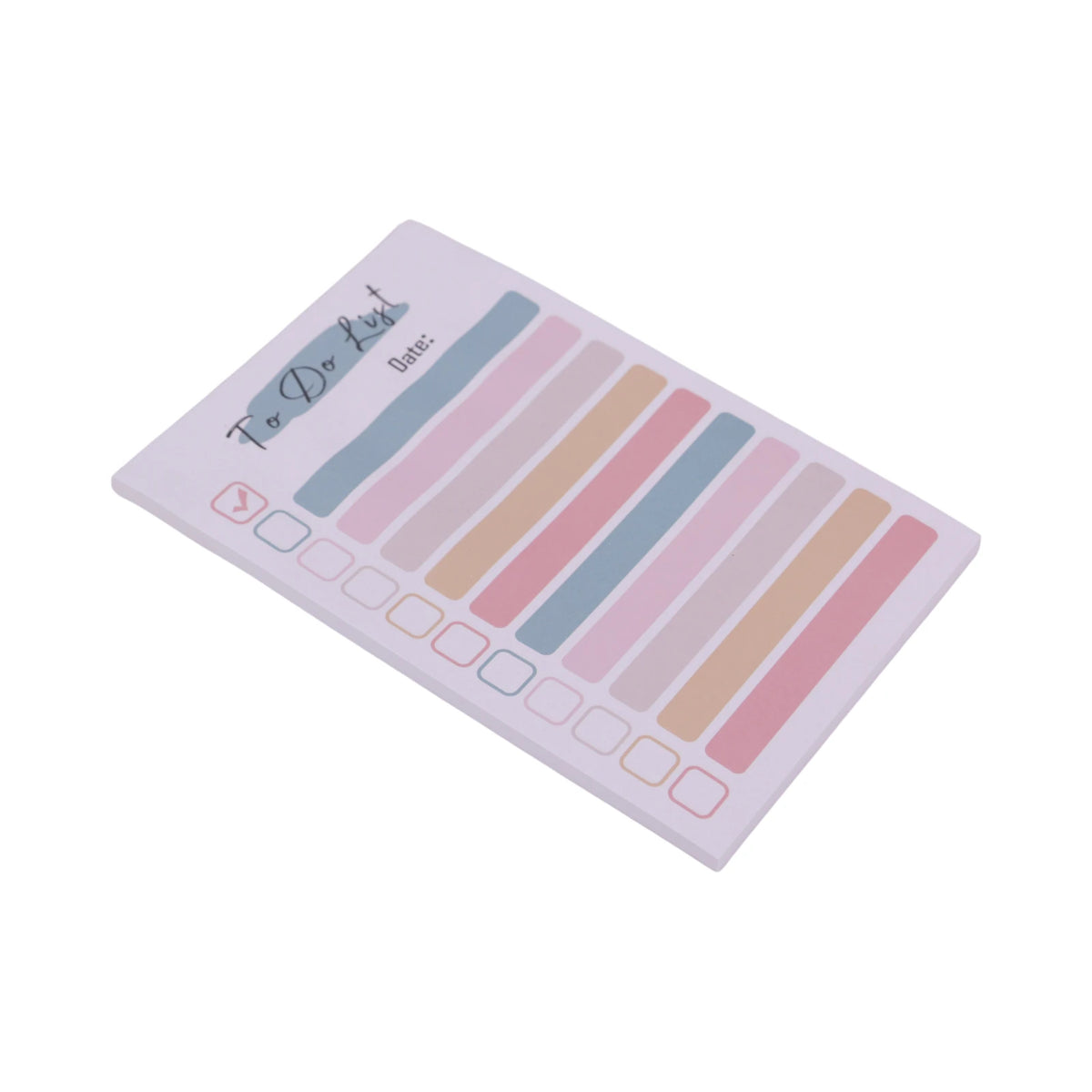 Bloc-notes Adhésif To Do List — Violet, Bleu & Rose