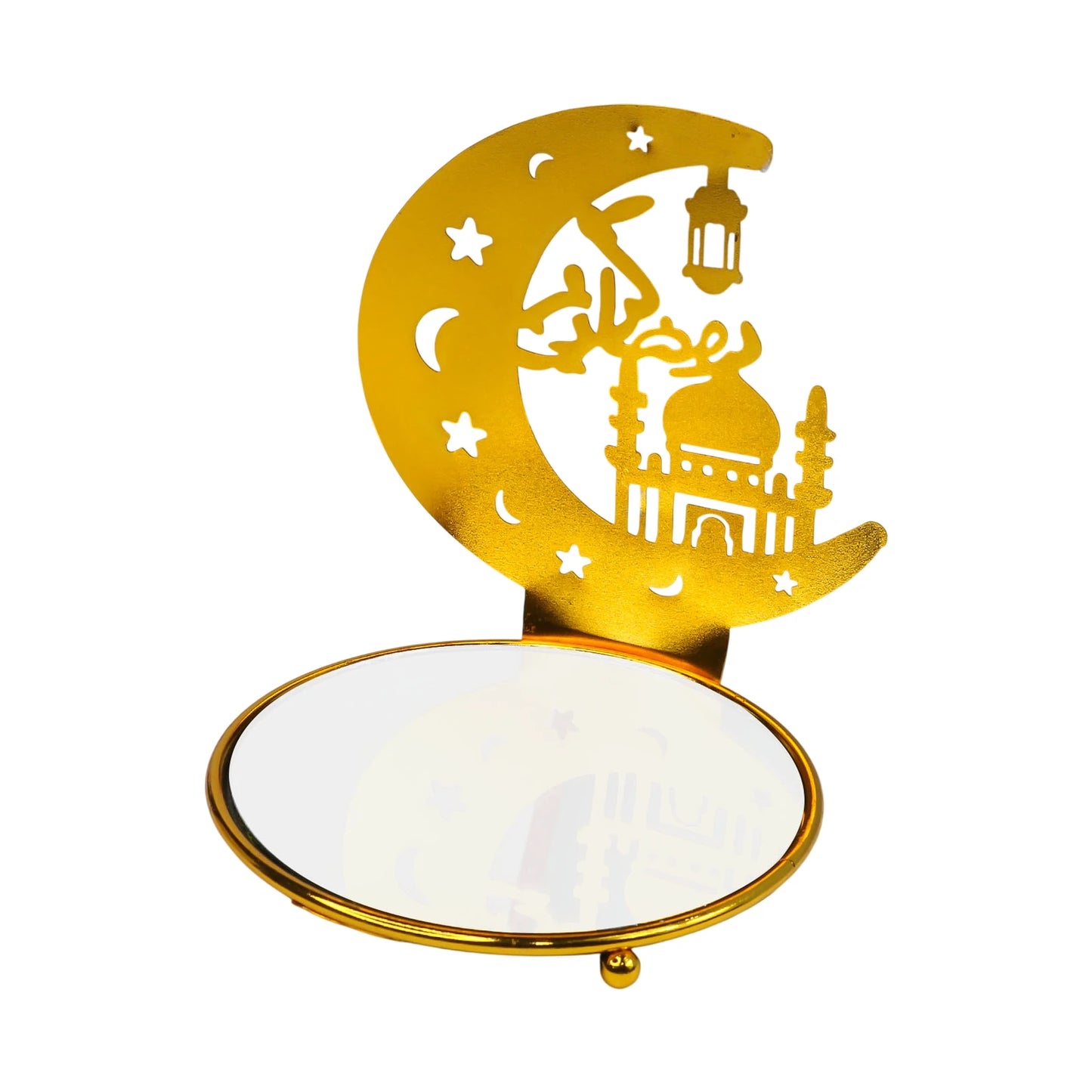 Support Dattes Décoratif Lune Dorée - Librairie Oxford City