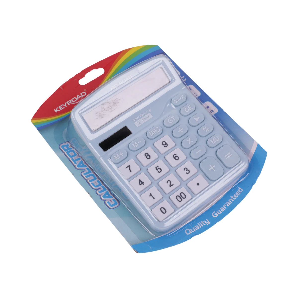Keyroad - Calculatrice 12 Chiffres à Énergie Solaire