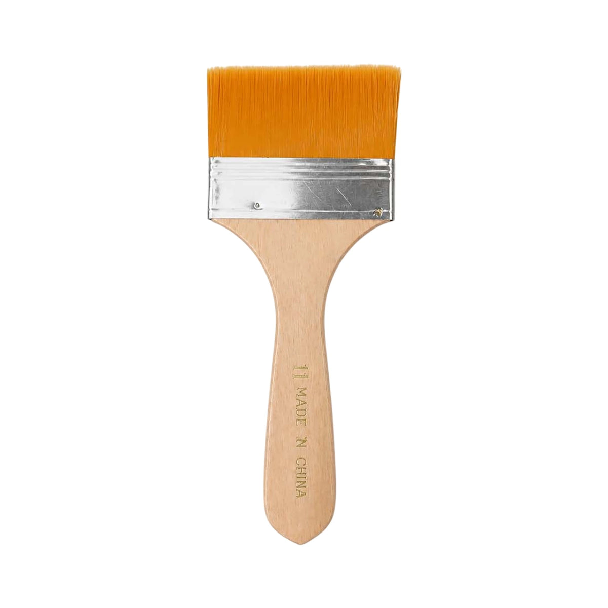 Pinceau Plat Nylon N°11 — Manche Bois - Librairie Oxford City