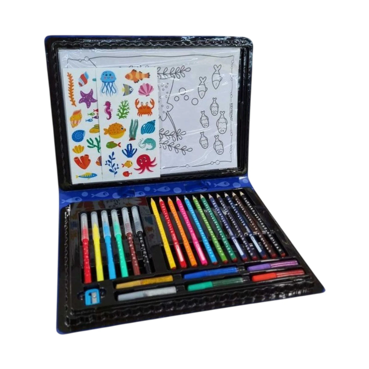 Keyroad - Valise Coloriage Océan 71 Pièces