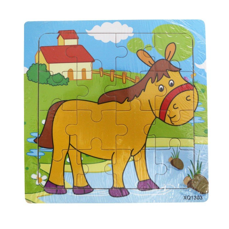 PUZZLE EN BOIS 16 PIECES - Librairie Oxford City