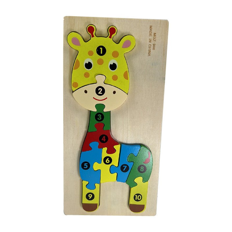 PUZZLE EN BOIS ANIMAUX - Librairie Oxford City