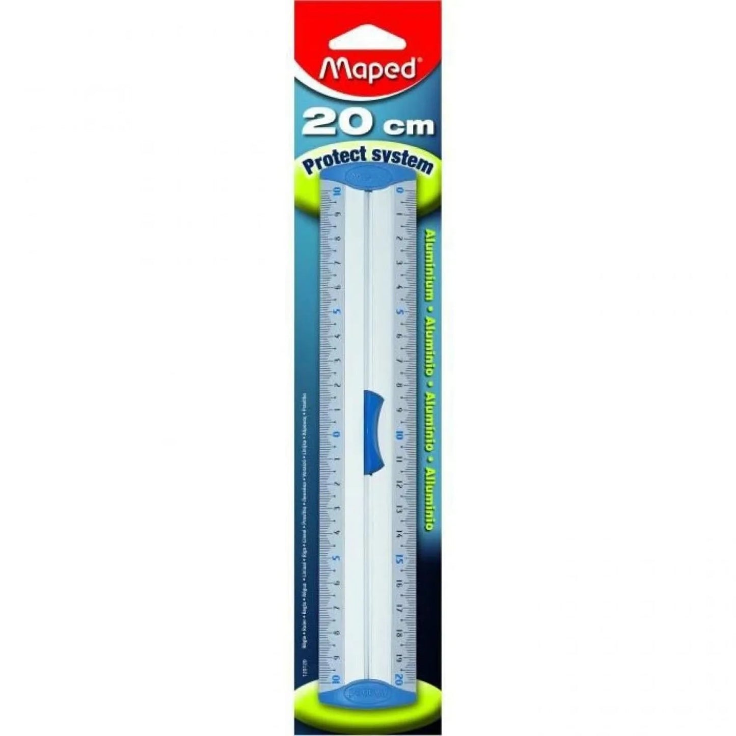 REGLE DOUBLE 10CM ALUMINIUM MAPED - Librairie Oxford City