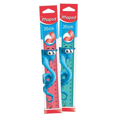 REGLE PLATE 20CM TWIST'N FLEX PULSE MAPED - Librairie Oxford City