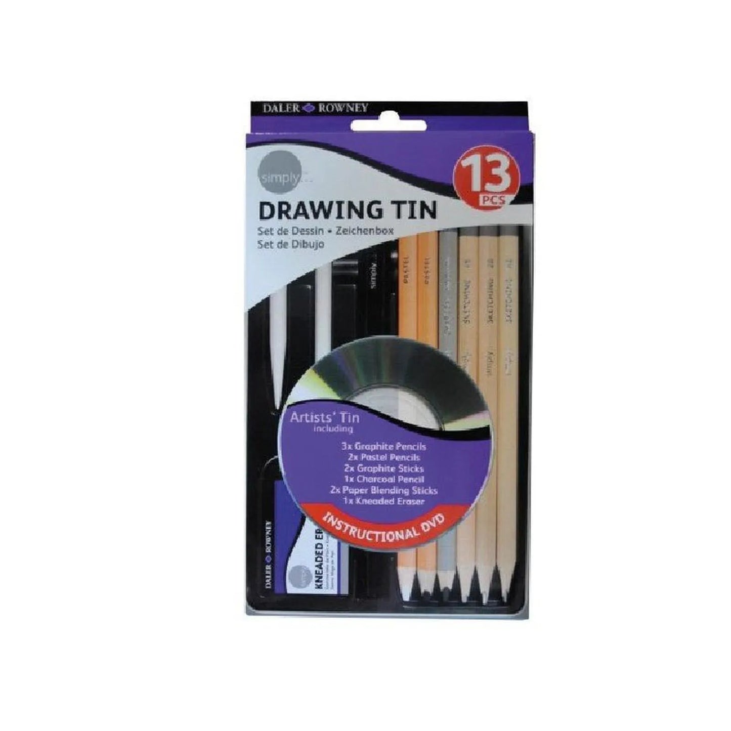 SET DE DESSIN 12PC SIMPLY - Librairie Oxford City