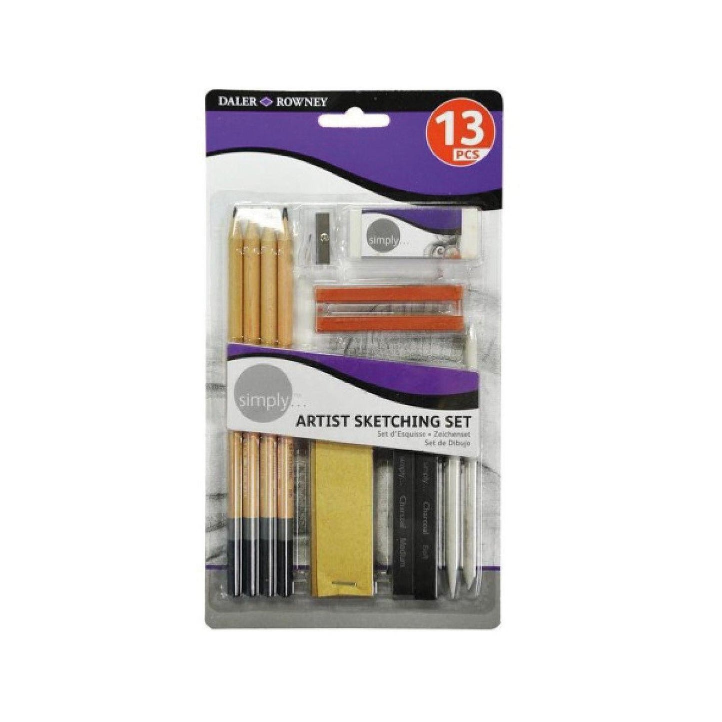 SET D'ESQUISSE POUR ARTISTE 13 SIMPLY "DALER ROWNEY" - Librairie Oxford City