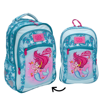 Sac à Dos Combo 2en1 Sirène COOL SCHOOL - Librairie Oxford City