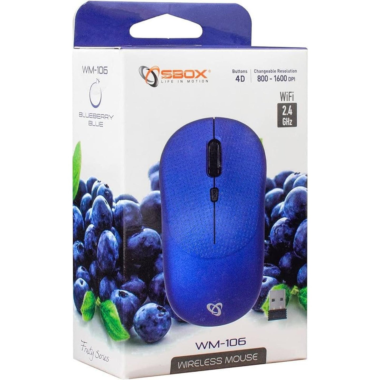 Souris Sans Fil WM - 106 - SBOX - Librairie Oxford City