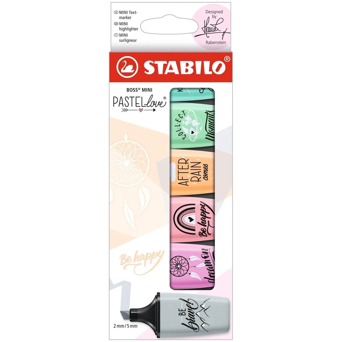 STABILO BOSS MINI PASTEL 6 PIÈCES - Librairie Oxford City