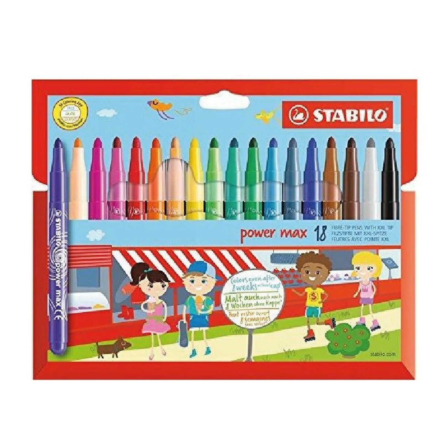 Stabilo power max de 18 - Librairie Oxford City