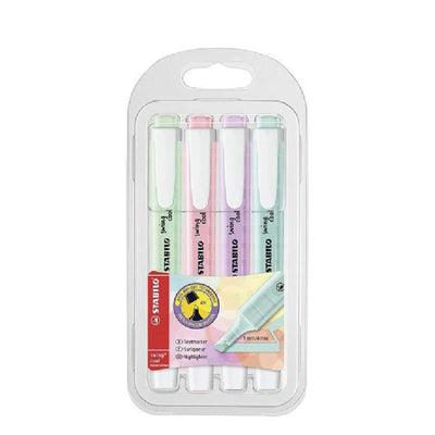 Stabilo swing cool pastel 4 couleurs - Librairie Oxford City