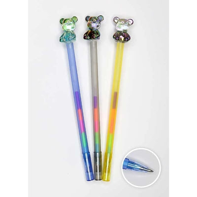 Stylo à bille (motifs ours) - Librairie Oxford City