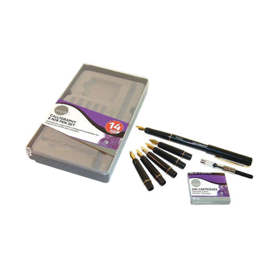 STYLOS CALLIGRAPHY 14PCS SIMPLY "DALER ROWNEY" - Librairie Oxford City