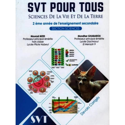 SVT POUR TOUS 2ème Secondaire - Section Sciences - Librairie Oxford City