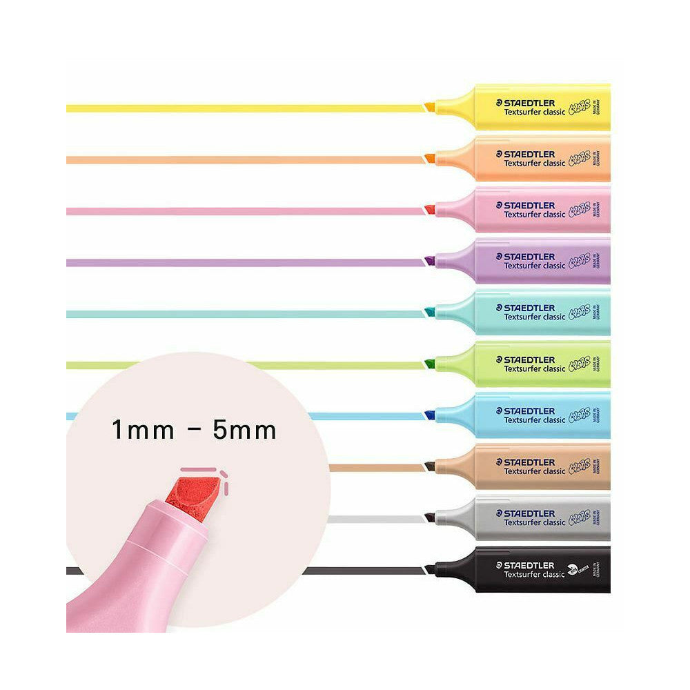 STAEDTLER Textsurfer Classic 364 – Collection Pastel & Fluo