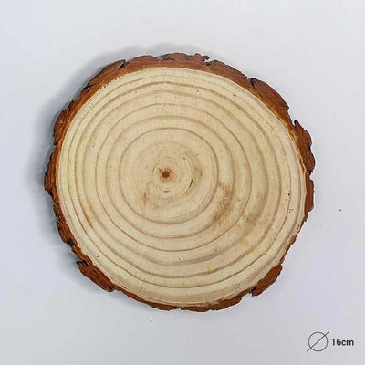 Tranches de bois rustiques rondes Ø16cm - Librairie Oxford City