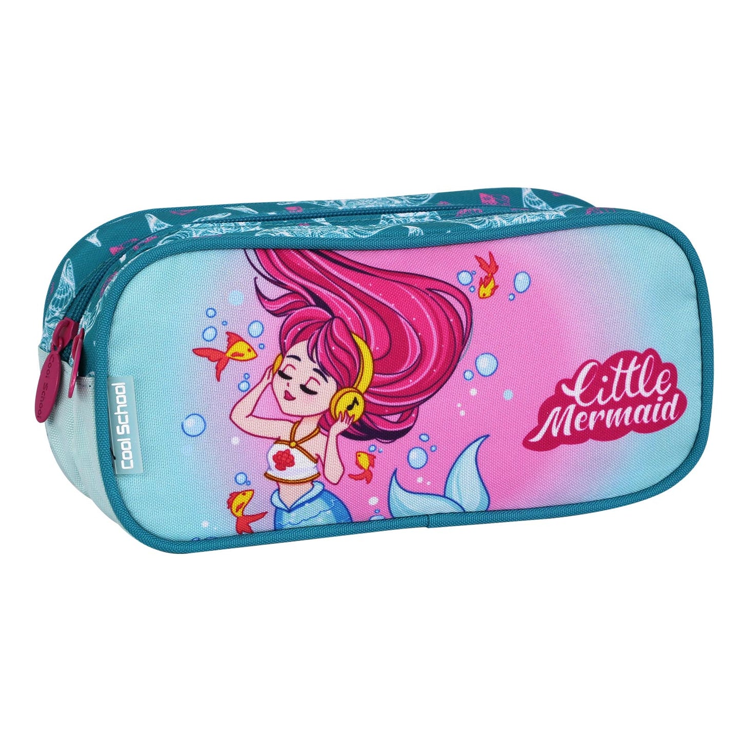 Trousse 2 Zip Sirène COOL SCHOOL-Bagagerie-Librairie Oxford City