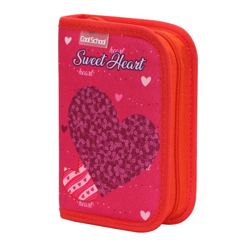 Trousse Plate Heart - Librairie Oxford City