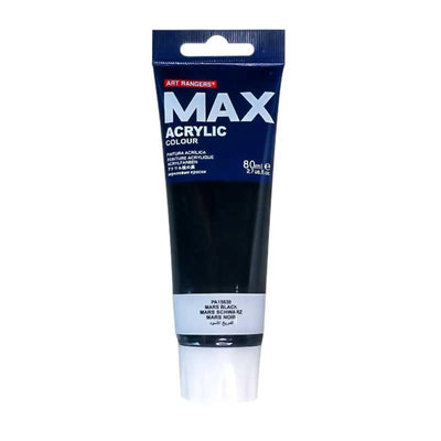 Tube Acrylique 80ml Mars Noir ART RANGERS MAX - Librairie Oxford City