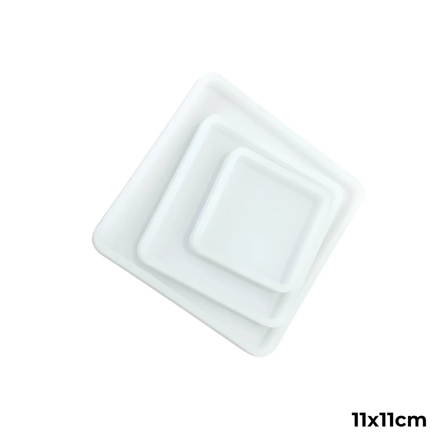 Moule Silicone Carré 11×11 cm pour Résine – Plateau et Décoration DIY - Librairie Oxford City