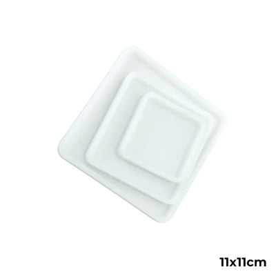 Moule Silicone Carré 11×11 cm pour Résine – Plateau et Décoration DIY - Librairie Oxford City