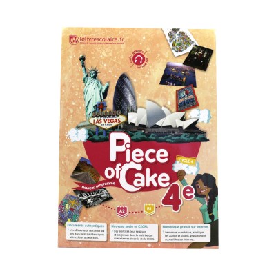 Librairie Oxford City Piece of Cake 4e Manuels scolaires tunisie