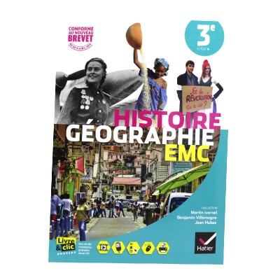 Librairie Oxford City Histoire Géographie EMC 3e Manuels scolaires tunisie