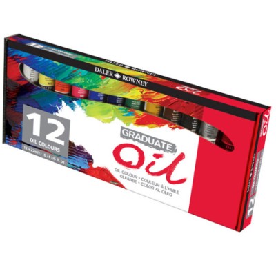 Librairie Oxford City Graduate Oil Colors Selection Set 12 38ml Accueil tunisie