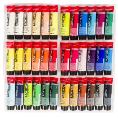 Acheter Boîte peinture à l'eau - 36 couleurs basiques En Ligne