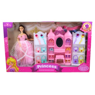 Librairie Oxford City COFFRET POUPÉE PRINCESSE & COIFFEUSE Peluches & Poupées tunisie