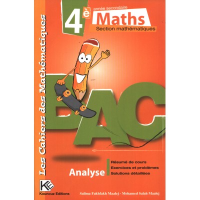 Librairie Oxford City ANALYSE MATHS 4EME - SECTION MATHEMATIQUES 4 ème année tunisie