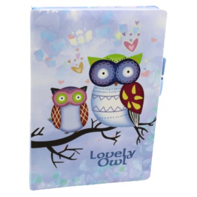 Librairie Oxford City NOTE BOOK - LOVELY OWL - A5 Blocs-notes tunisie