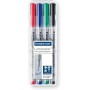 Librairie Oxford City Pochette 4 stylos non-permanent Lumocolor - F Stylos tunisie