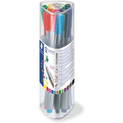 Librairie Oxford City Boîte12 Stylos Triplus Fineliner Stylos tunisie